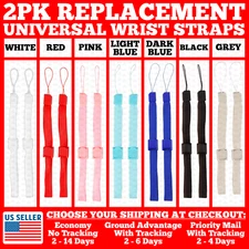 2PC Wrist Strap for Nintendo Wii Universal Remote Replacement Wristlet Wristband