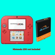 High-Performance 1500mAh Replaceable Upgraded Battery for Nintendo 2DS FTR-001