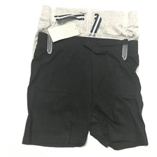 The Children's Place Boys Toddler 2 Piece Shorts Set 12-18 Months Gray Black New