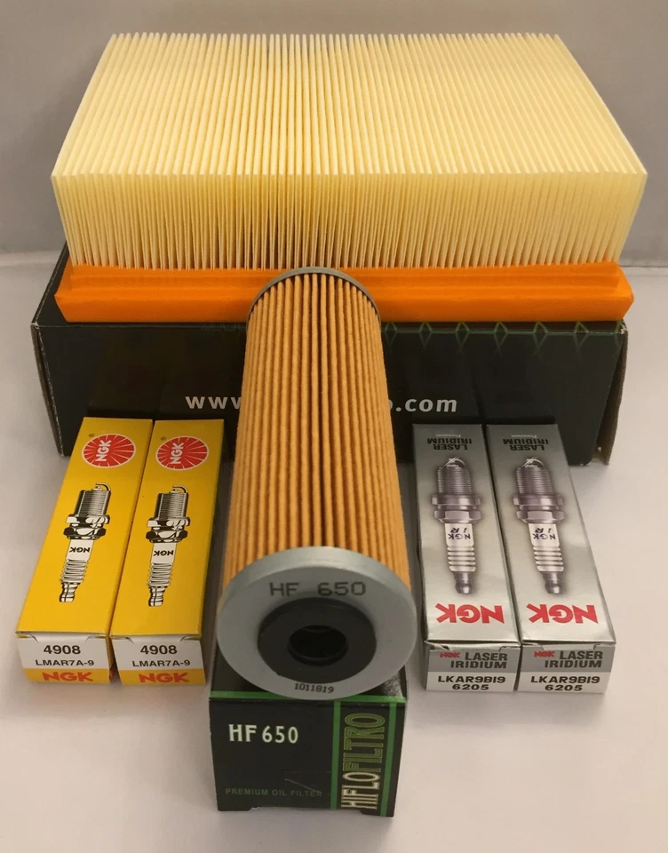 Kit de servicio para KTM 1190 Adventure/R (2013 a 2016) filtros y bujías Foto 2 de 4