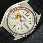 SEIKO AUTOMATIC VINTAGE JAPAN 7009A MENS FERRARI DIAL WATCH a700510-1