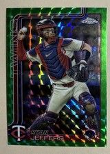 2025 Topps Chrome 🔥RYAN JEFFERS🔥 #65 Green Logofractor 12/99 🔥 LOW #🔥