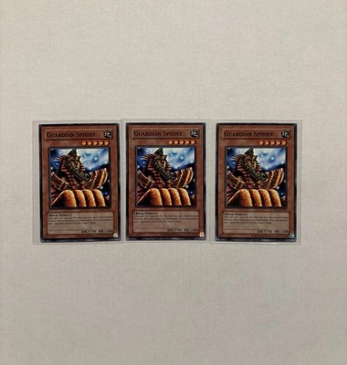 Yu-Gi-Oh! Guardian Sphinx x3 Playset + FREE HOLO