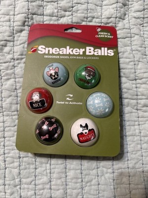 Sneaker Balls For Shoes, Gym Bags, Lockers Fresh and Clean Scent , Christmas/Dog