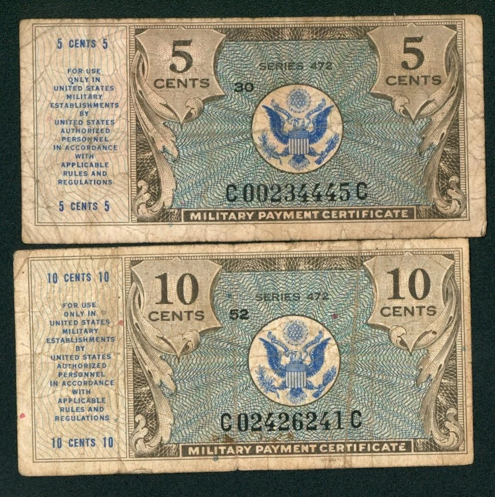 Circulated $1 US Military Payment Certificates for sale | eBay