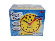 Geared For Time Student Clocks Set of 6 Day  Night EAI Education Grades K-5 New
