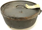 RARE! Lodge N.L. #12 NEW WITH TAGS! Early Cast Iron Camp 3 leg Dutch Oven Lid