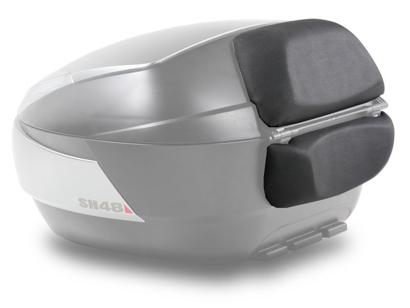 SHAD Top Box Backrest - SH48 Top Box Black / Titanium