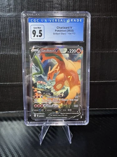 CGC 9.5/10 Charizard V (Alternate Full Art) Holo 154/172 Brilliant Stars Pokemon
