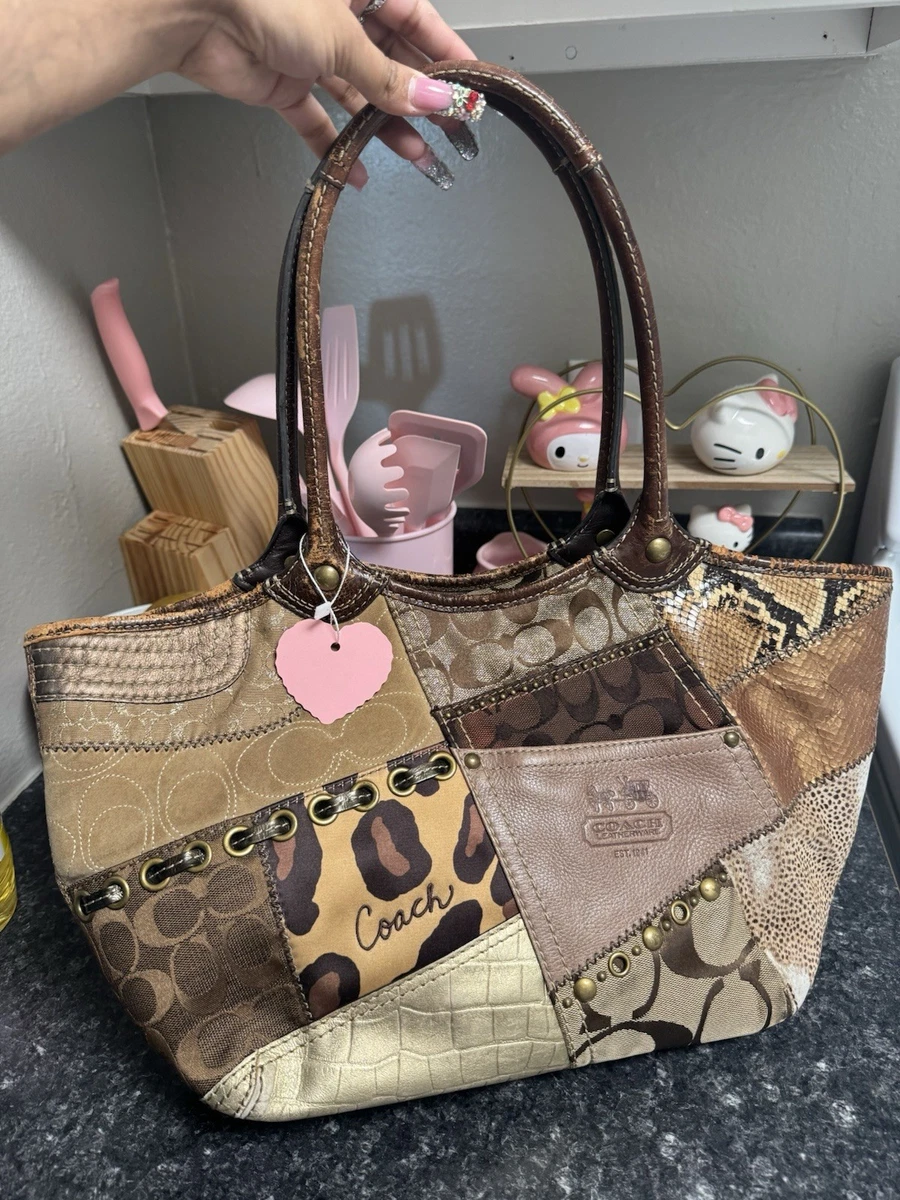 Coach Patchwork Animal Print Bags & Handbags for Women for sale | eBay