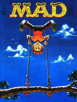 #ad Mad #58 VG; E.C low grade October 1960 magazine w BagBoard $17.98