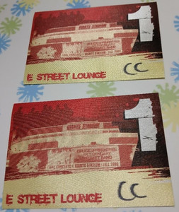 2 Giants Stadium #1 Bruce Springsteen E Street Unused Lounge Backstage Passes CC
