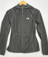 The North Face Full-Zip Hoodie Womens Gray Tech Fleece Long Sleeve Outdoor XS
