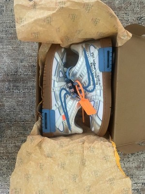 Size 11 - Off-White x Nike Air Rubber Dunk University Blue Brand New Sneakers