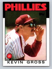 1986 Topps #764 Kevin Gross Philadelphia Phillies - NM/MT