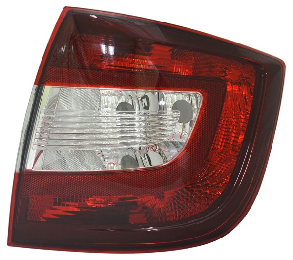 RüCklicht Rechts FüR Skoda Rapid 2012-2019 Limo FließHeck Dunkelrot Heckleuchte-image
