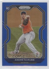 2021 Panini Prizm Blue Prizm Andre Scrubb #54 0c6