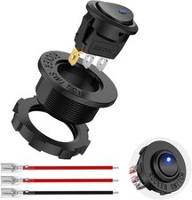 Nilight Round Rocker Switch with Shell 12V 24...