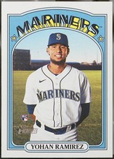 2021 Topps Heritage #530 Yohan Ramirez Baseball NM