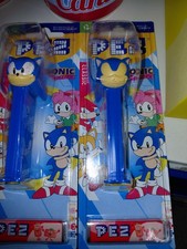 Dozownik PEZ ze stopą / SONIC The Hedgehog / NOWY z wadą bez nadruku twarzy