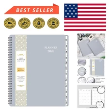 2026 Planner: Weekly & Monthly Layout, 8x10, Waterproof Flexible Cover