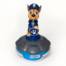 Paw Patrol Chase The Police Dog 10  Talking Spinning Night Light Table Lamp 