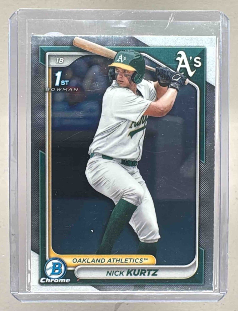 Nick Kurtz 2024 Bowman Draft #BDC-56 Chrome Rookie 1st RC A2