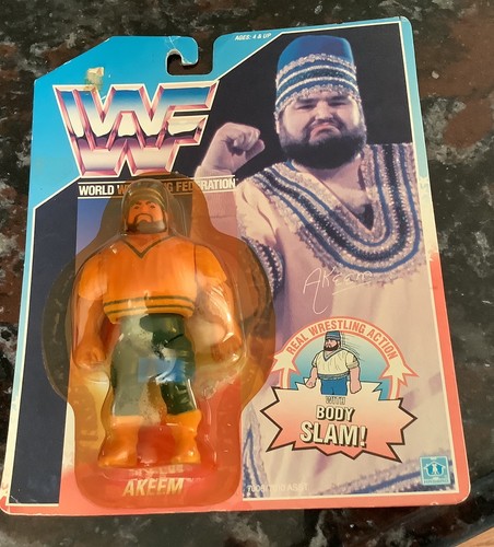 Wwf Hasbro Akeem Vintage Wrestling Figure...