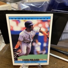 MIKE FELDER SAN FRANCISCO GIANTS 1992 DONRUSS BASEBALL CARD #182