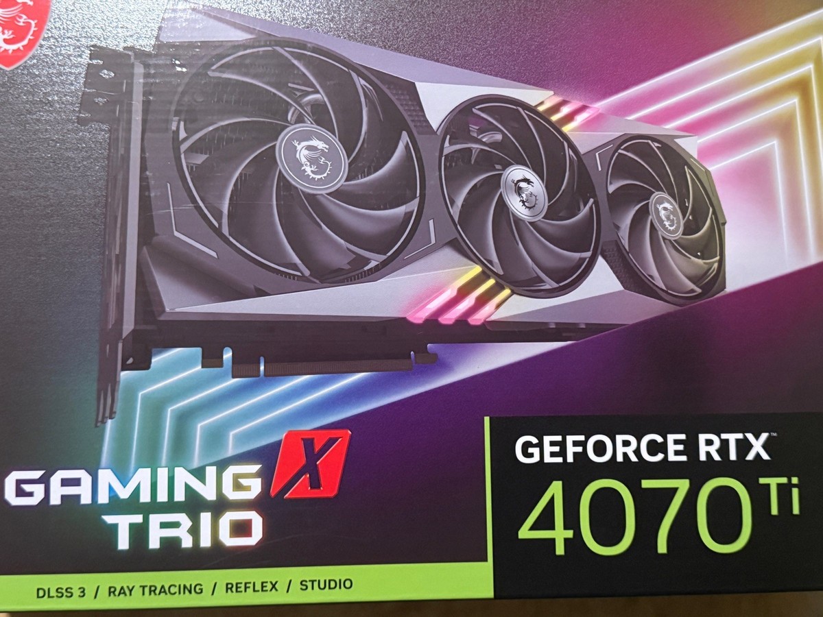 グラフィックボード・グラボ・ビデオカード MSI RTX4070 Ti GAMING X TRIO 12GB MSI GeForce RTX™ 4070 Ti GAMING X TRIO 12G