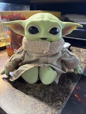 Mattel Star Wars The Mandalorian Grogu Plush Baby Yoda 12 inches 2019 Poseable