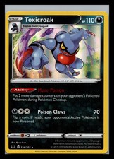 Toxicroak 124/202 Holo Rare Sword & Shield Pokemon Lightly Played