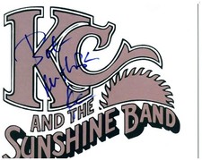 KC And The Sunshine Band Autographed 8x10 Photo RD Coa
