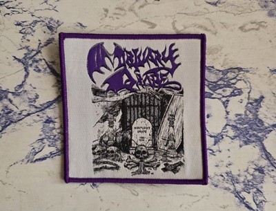 Mortuary Drape Purple Border Woven Patch