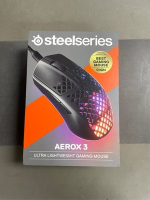 SteelSeries Aerox 3 - Super Light Gaming Mouse - 8,500 CPI TrueMove Core Optic 1