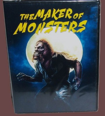 NEW SRS HOME VIDEO GEORGE STOVER THE MAKER OF MONSTERS B HORROR MOVIE DVD 2018