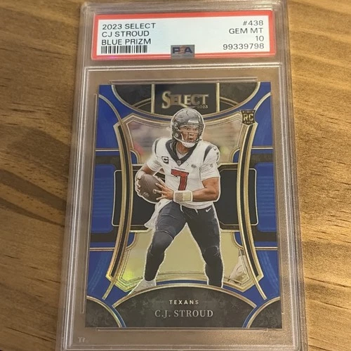 2023 Panini Select - Suite Level C.J. Stroud #438 Blue Prizm /99 (RC)