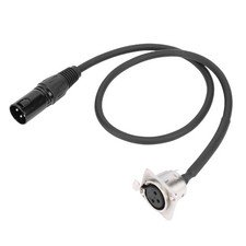 2 Pcs XLR Pass Through Cable With Durable Zinc Alloy For Stage Box Recommend BT0