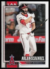 2026 Topps Series 1 Celebration Nolan Schanuel #43 Los Angeles Angels