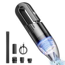 Mini Portable Car Vacuum Cordless,Small Handheld Vacuum for Quick Cleaning,Ha...