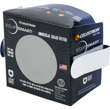 Universal Solar Filter for Telescopes - EclipSmart, Safe Solar Viewing, Easy Ins