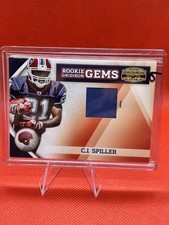2010 Panini Gridiron Gear Gridiron Gems C.J. Spiller Prime Blue Foil Relic 39/50