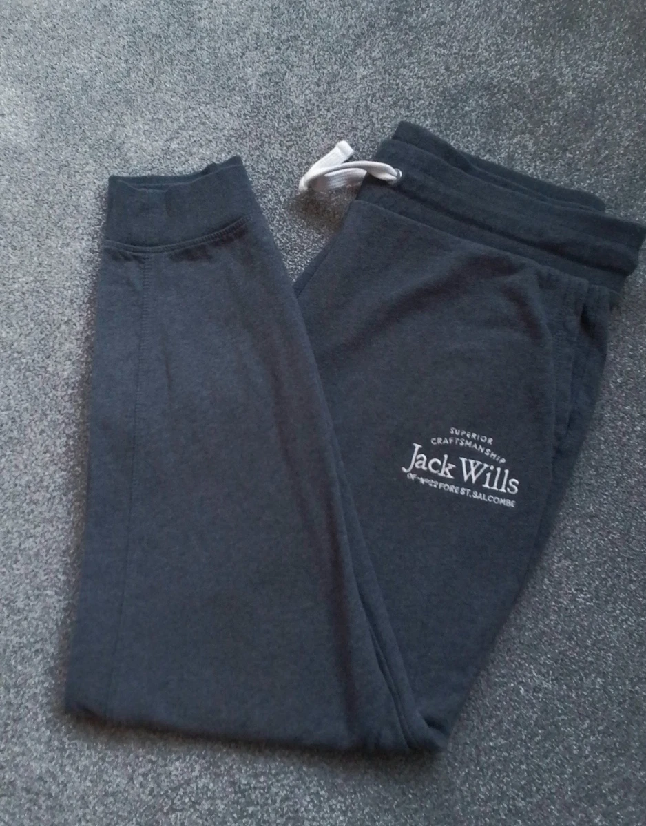 Pull Femme Jack Wills Rayé Noir - Taille 8 - Mélange Laine Angora - Très Bon État