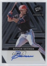 2024 Leaf Press Pass Premium Auto 171/199 Boston Bateman #BA-BB2 Auto 1m0w