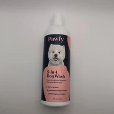 Pawfy 5-In-1 Dog Shampoo & Conditioner | Oatmeal & Aloe | Natural, Vet Reviewed 