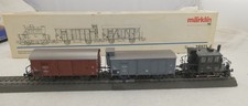 Tenderlokomotive "Glaskasten" mit  Güterwagen von Märklin 28971 in H0, OVP