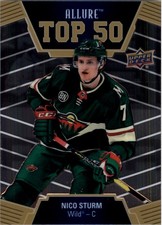 2019-20 Upper Deck Allure Top 50 #T5043 Nico Sturm - HKY