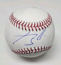 Thairo Estrada Signed Autographed Game Used Major League Baseball ORIOLES 