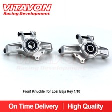 Vitavon CNC Alu7075 Front Knuckle For Losi Baja Rey RZR 1:10 Silver