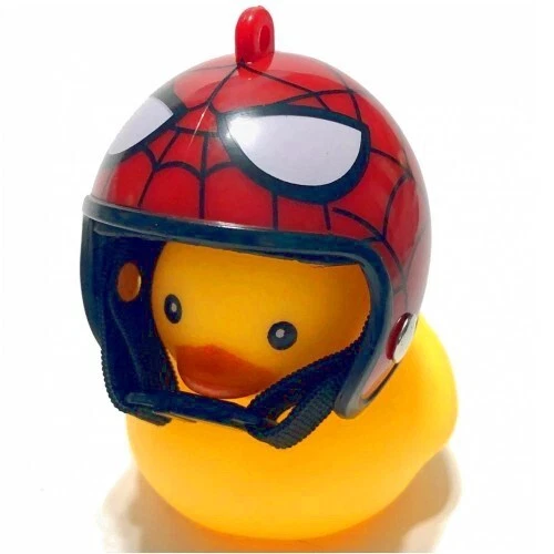 Rubber duck with best sale helmet for bike